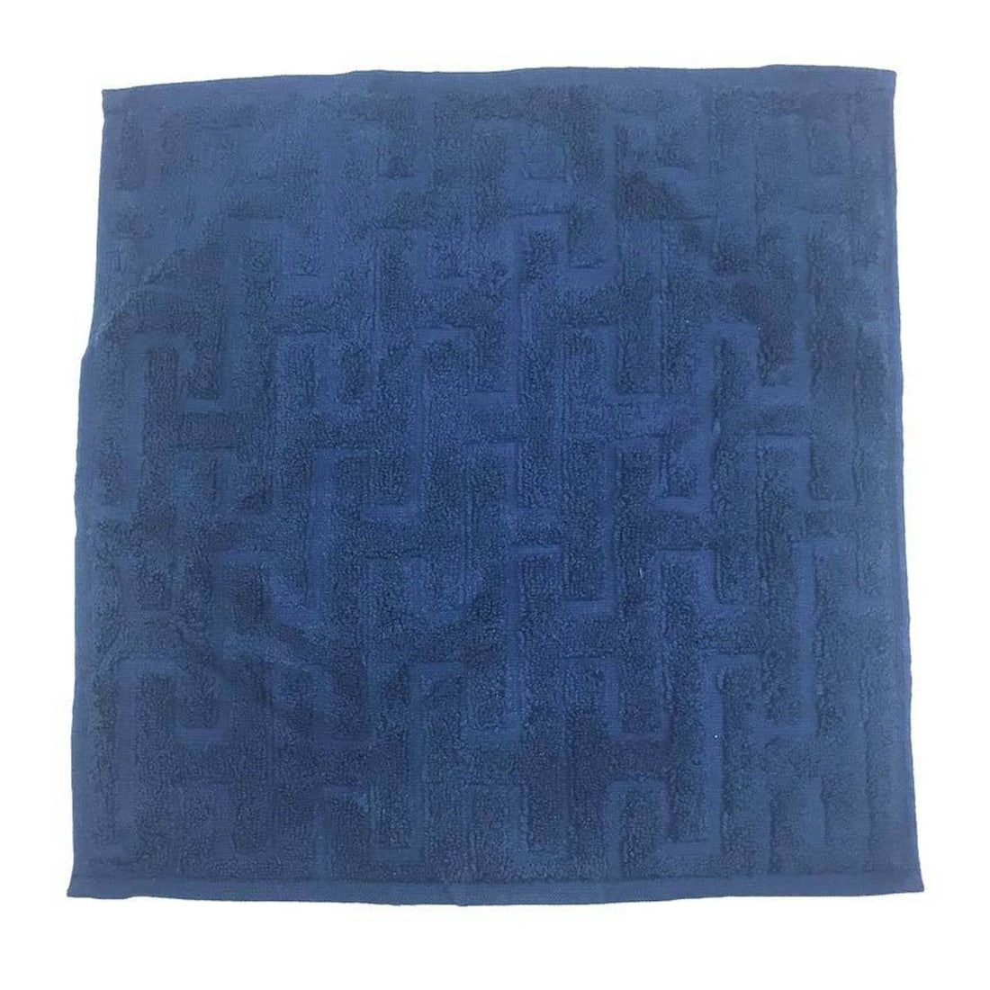 Hermes Carre Towel, Stairs design, hand towel, 100% cotton, navy blue, H men's, women's, unisex.: --- Catalog ---Category: SizeSize (LxW): 33cm / 12.99''Category: DesignType: Hand towelColor: Blue, NavyGender: Men,WomenMaterial: Cotton Category: GeneralBrand: Hermes--- Item List ---Section: Condit