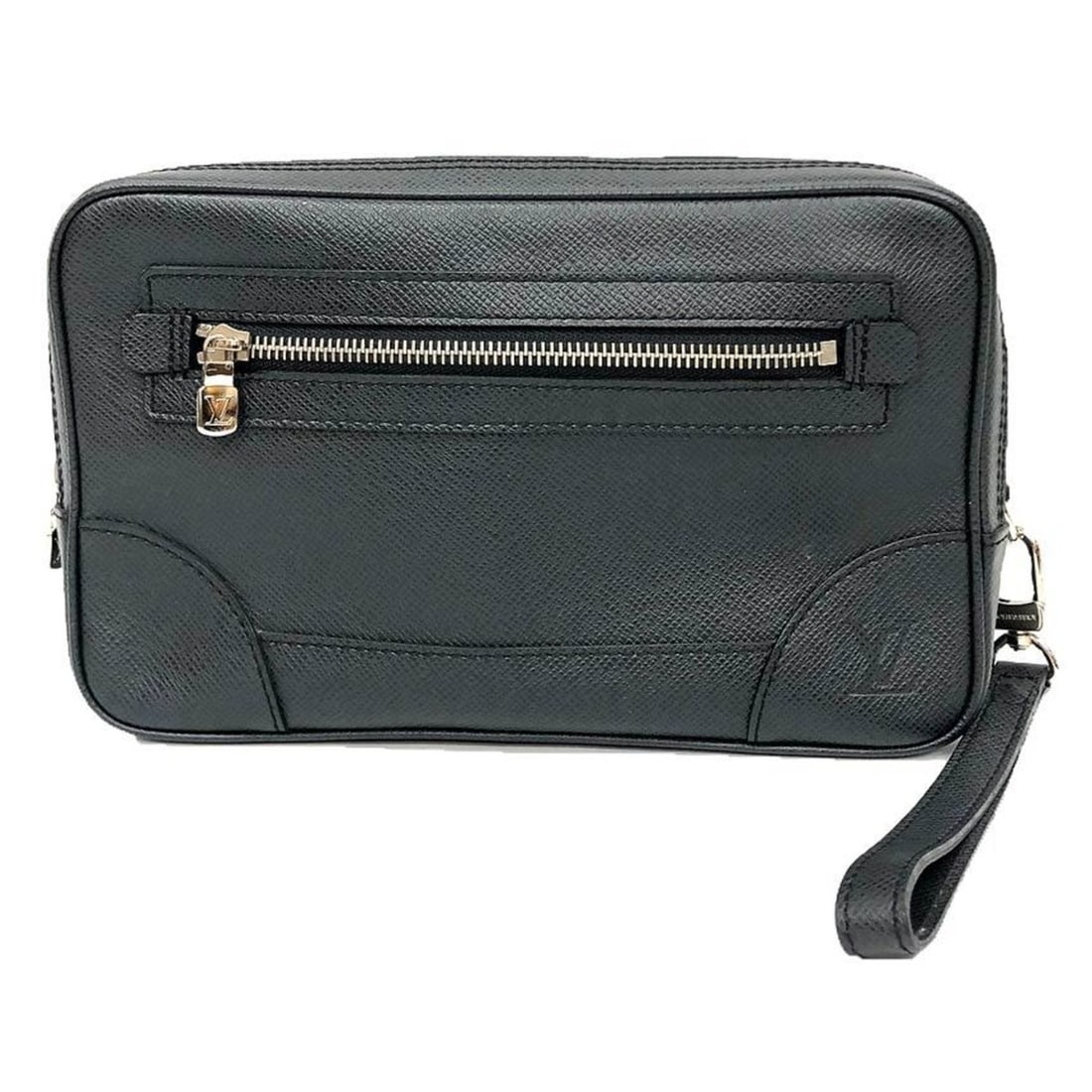 Louis Vuitton Taiga Baikal Second Bag M31142 Handbag Clutch Pouch Ardoise Black Men's: --- Catalog ---Category: SizeSize (HxWxD): 15.5cm x 25cm x 8.5cm / 6.1'' x 9.84'' x 3.34''Category: DesignType: Clutch bag, Handbag, PouchColor: Ardoise, BlackGender: MenMaterial: Taiga leather Catego
