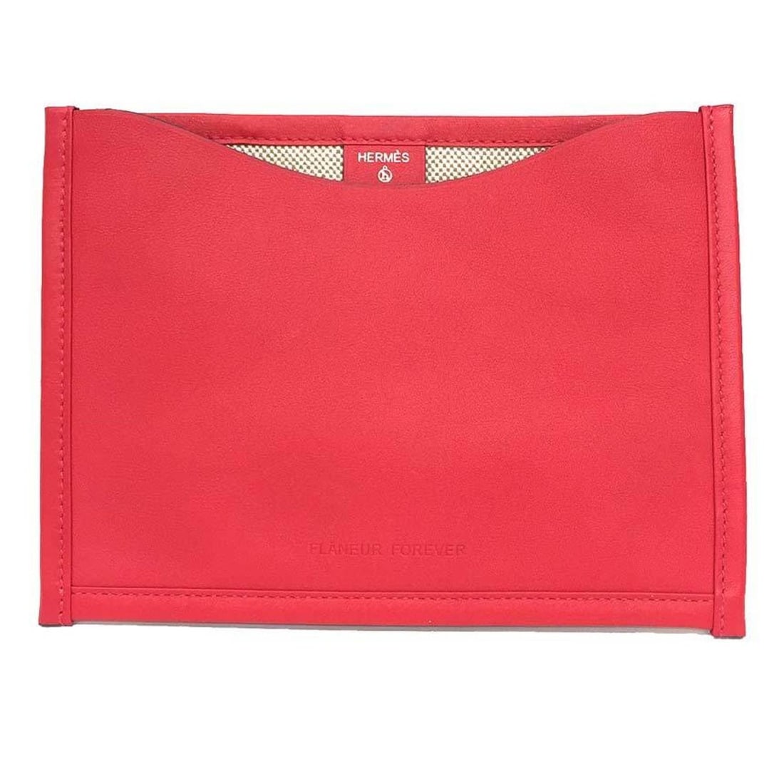 Hermes Petit H Pouch, Flat Pass Case, Multi-case, Card Leather, Swift Canvas, Toile H, Framboise,: --- Catalog ---Category: SizeSize (HxWxD): 12.5cm x 17cm / 4.92'' x 6.69''Category: DesignType: PouchGender: WomenMaterial: Swift leather , Toile H Category: GeneralBrand: Hermes--- Item List ---Secti