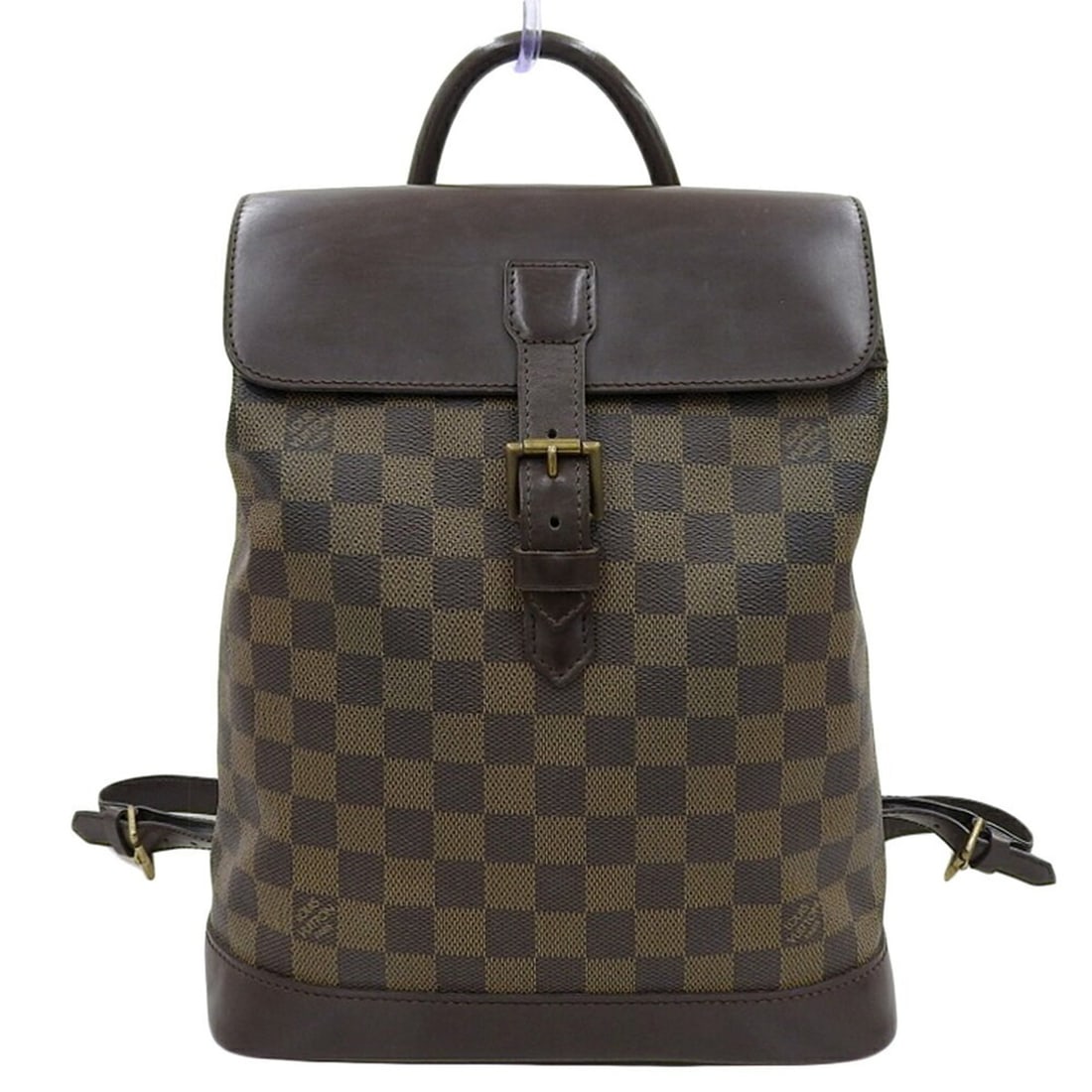 Louis Vuitton Damier Soho N51132 Backpack (Ebene): --- Catalog ---Category: SizeSize (HxWxD): 29.5cm x 24.5cm x 10cm / 11.61'' x 9.64'' x 3.93''Category: DesignType: BackpackColor: Brown, EbeneGender: WomenMaterial: PVC Category: GeneralMPN: N51132Bra