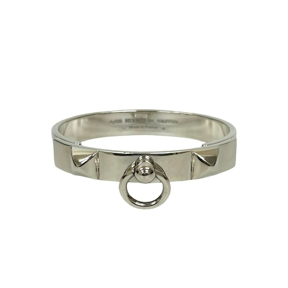 HERMES Collier de Chien PM SH Sterling Silver 925 Bracelet Bangle 70319: --- Catalog ---Category: SizeLength: 15.5cm / 6.1''Category: DesignType: Charm braceletColor: SilverGender: WomenMaterial: Silver 925Category: GeneralBrand: Hermes--- Item List ---Section: ConditionRa