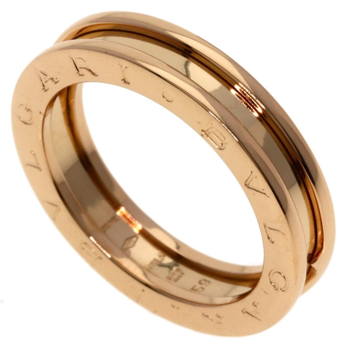 BVLGARI B-zero1 1-band #59 Ring, 18K Pink Gold, Women's.: --- Catalog ---Category: SizeJP Size: 19US Size: 9.5Category: DesignColor: PinkGender: WomenMaterial: Pink gold (18K)Category: GeneralBrand: Bvlgari--- Item List ---Section: ConditionRanking: Rank A U