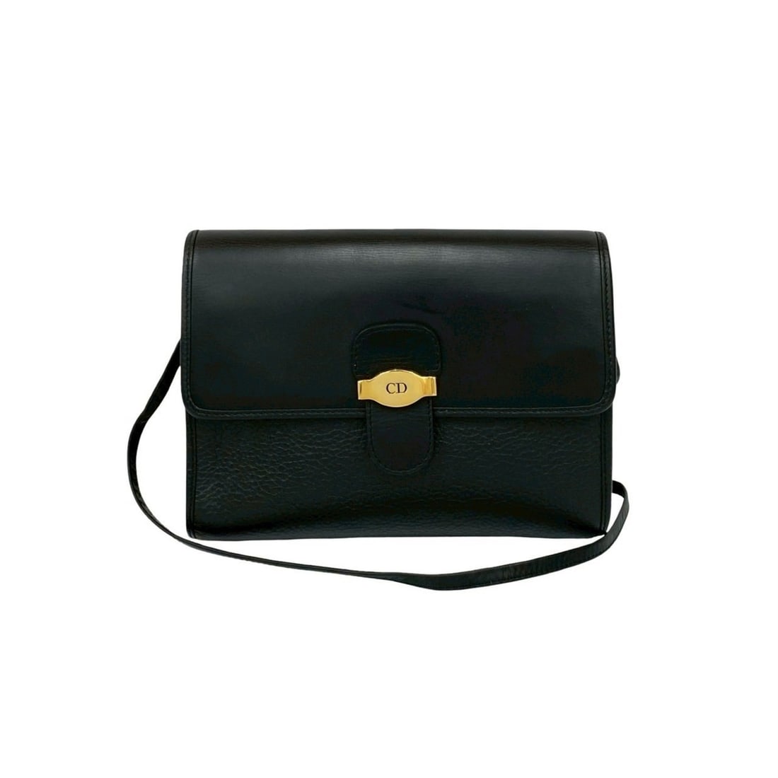 Christian Dior Vintage CD Leather Shoulder Bag/Pochette, Black, 32653 (1 of 20)
