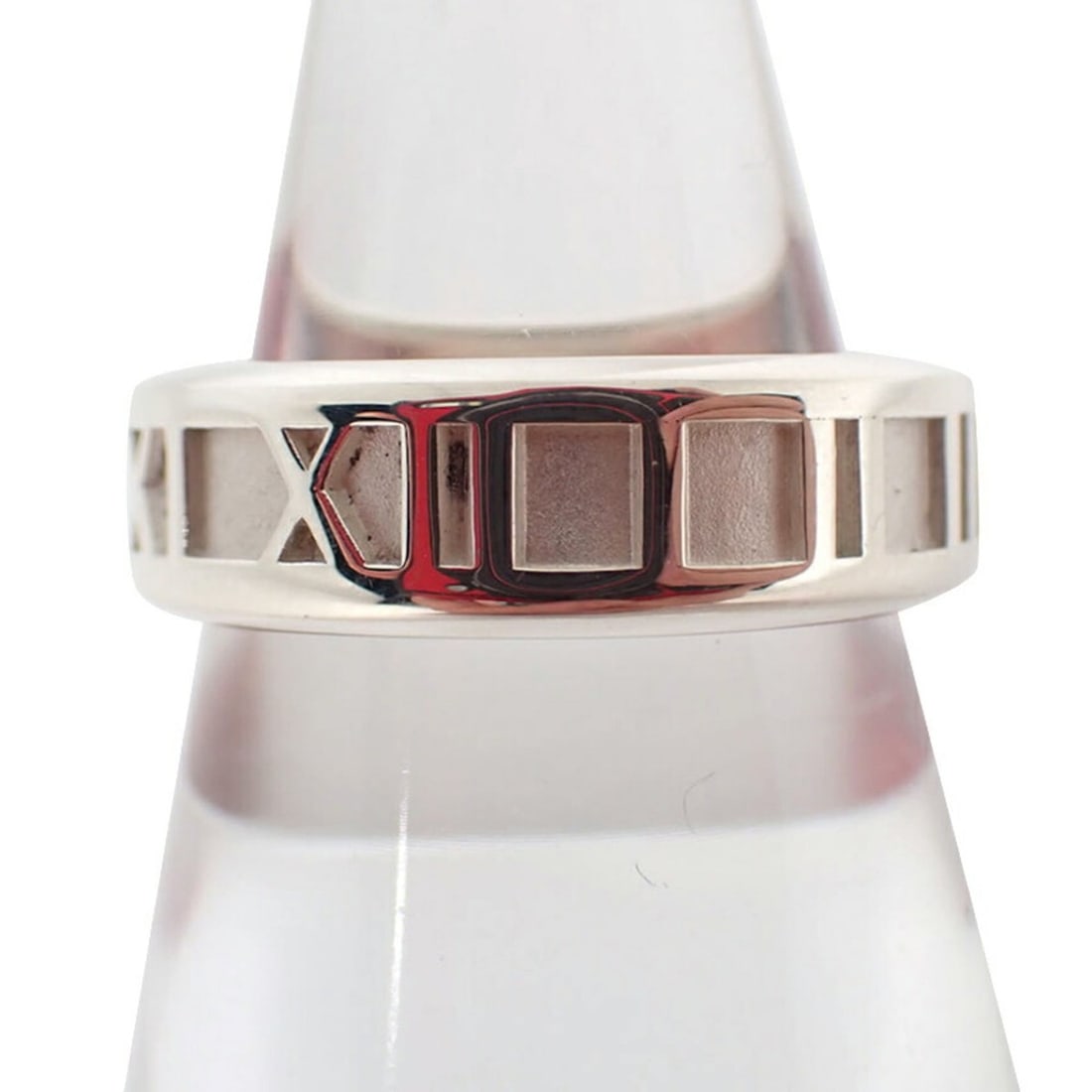 TIFFANY & Co. 925 Atlas Ring, Size 20.5: --- Catalog ---Category: SizeJP Size: 20US Size: 10Category: DesignType: Band ringGender: WomenMaterial: Sterling silver 925Category: GeneralBrand: Tiffany--- Item List ---Section: ConditionRanking: R