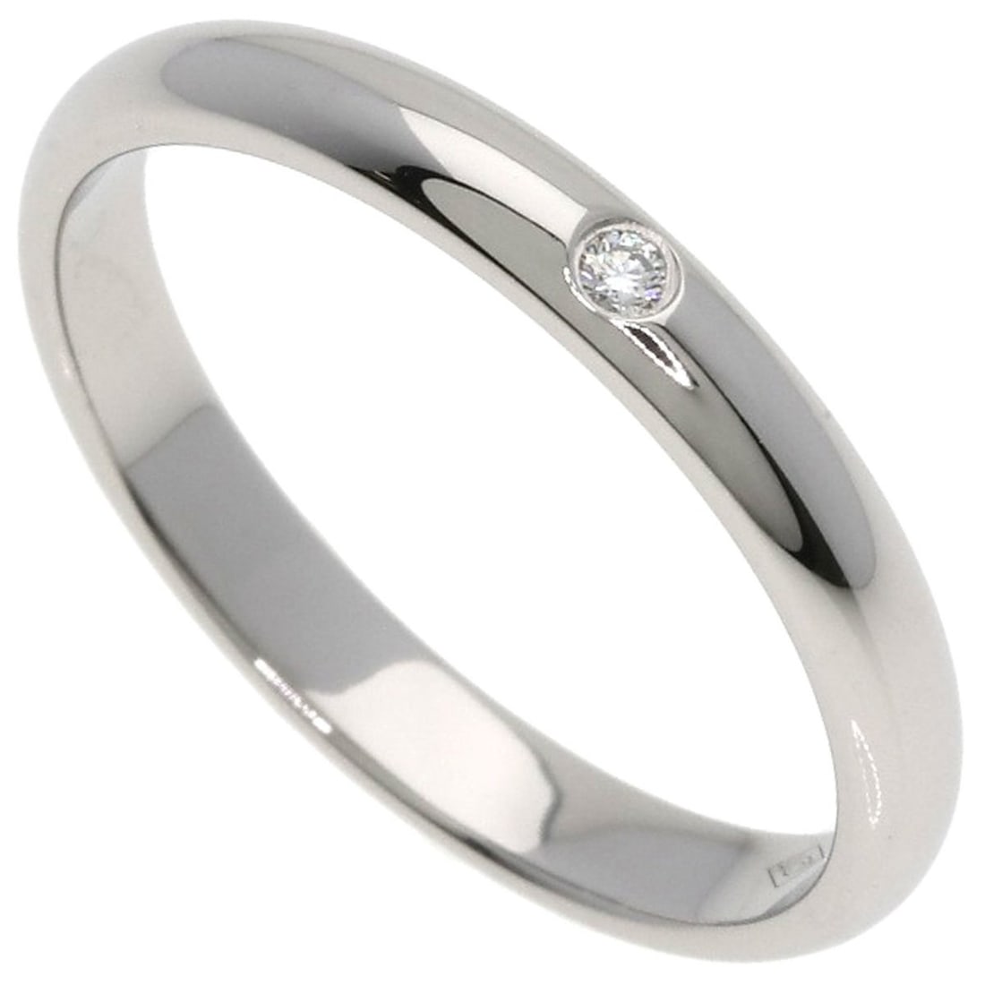Cartier Wedding 1P Diamond Ring #49 Platinum PT950 Women's CARTIER: --- Catalog ---Category: SizeJP Size: 9US Size: 5Category: DesignColor: SilverGender: WomenMaterial: Platinum 950Category: GeneralBrand: Cartier--- Item List ---Section: ConditionRanking: Rank A Used