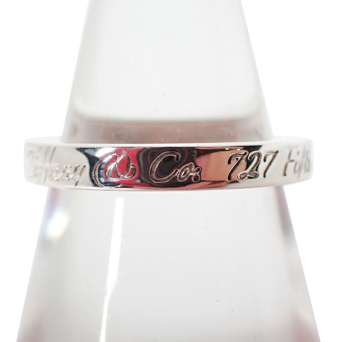 TIFFANY & Co. 925 Notes Narrow Ring, Size 9: --- Catalog ---Category: SizeJP Size: 9US Size: 5Category: DesignType: Band ringGender: WomenMaterial: Sterling silver 925Category: GeneralBrand: Tiffany--- Item List ---Section: ConditionRanking: Ran