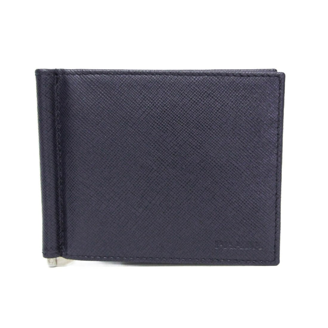 Prada Saffiano 2M1077 Men's Leather Bill Wallet (bi-fold) Dark Navy: --- Catalog ---Category: SizeSize (HxWxD): 8.5cm x 10.5cm x 1cm / 3.34'' x 4.13'' x 0.39''Category: DesignType: Bill wallet (bi-fold)Color: Dark navyGender: MenClosure: OpenMaterial: Leather Inner Poc