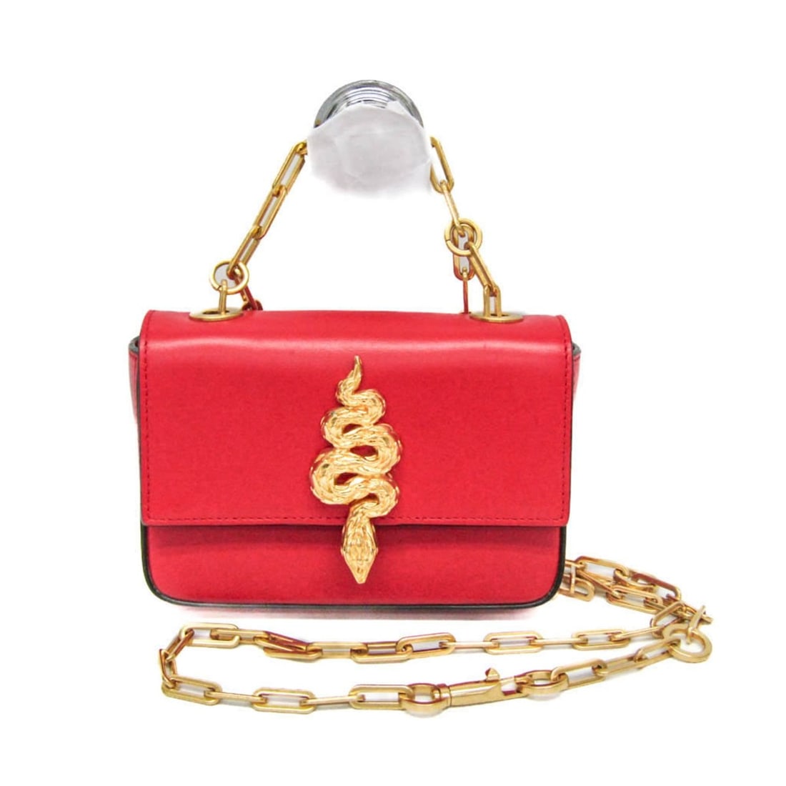 Valentino Garavani Snake Chain Shoulder Mini Bag TW2B0G26YTI Women's Leather Shoulder Bag Red Color: --- Catalog ---Category: SizeSize (HxWxD): 11cm x 16cm x 4cm / 4.33'' x 6.29'' x 1.57''Strap Length: 102cm - 116cm / 40.15'' - 45.66''Handle Length: 19cm / 7.48''Category: DesignType: Shoulder bagColo