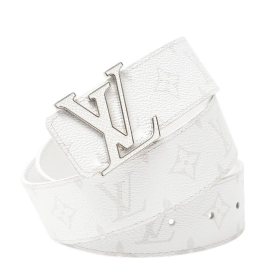 Louis Vuitton Men's Monogram x Taiga Belt with LV Initials, 40mm Reversible, 85cm, M0713V: --- Catalog ---Category: SizeWidth: 4cm / 1.57''Length: 90cm / 35.43''Category: DesignType: Standard beltColor: Monogram, WhiteGender: MenMaterial (Strap): Monogram Category: GeneralMPN: M0713VBrand: