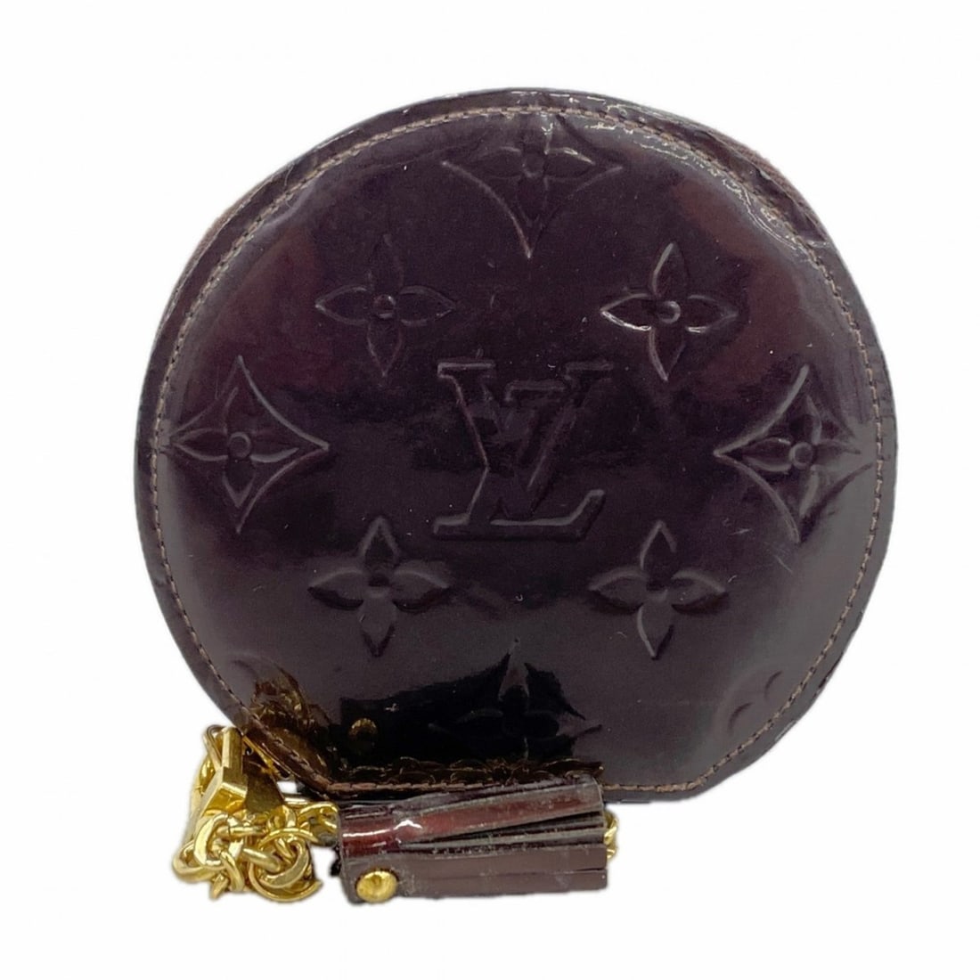 Louis Vuitton Vernis Portemonnaie Chapeau Wallet/Coin Case M91413 Amarante Ladies: --- Catalog ---Category: SizeSize (HxWxD): 10cm x 11cm x 1.5cm / 3.93'' x 4.33'' x 0.59''Category: DesignType: Coin purse/coin caseColor: AmaranteGender: WomenCategory: GeneralMPN: M91413Brand: Louis