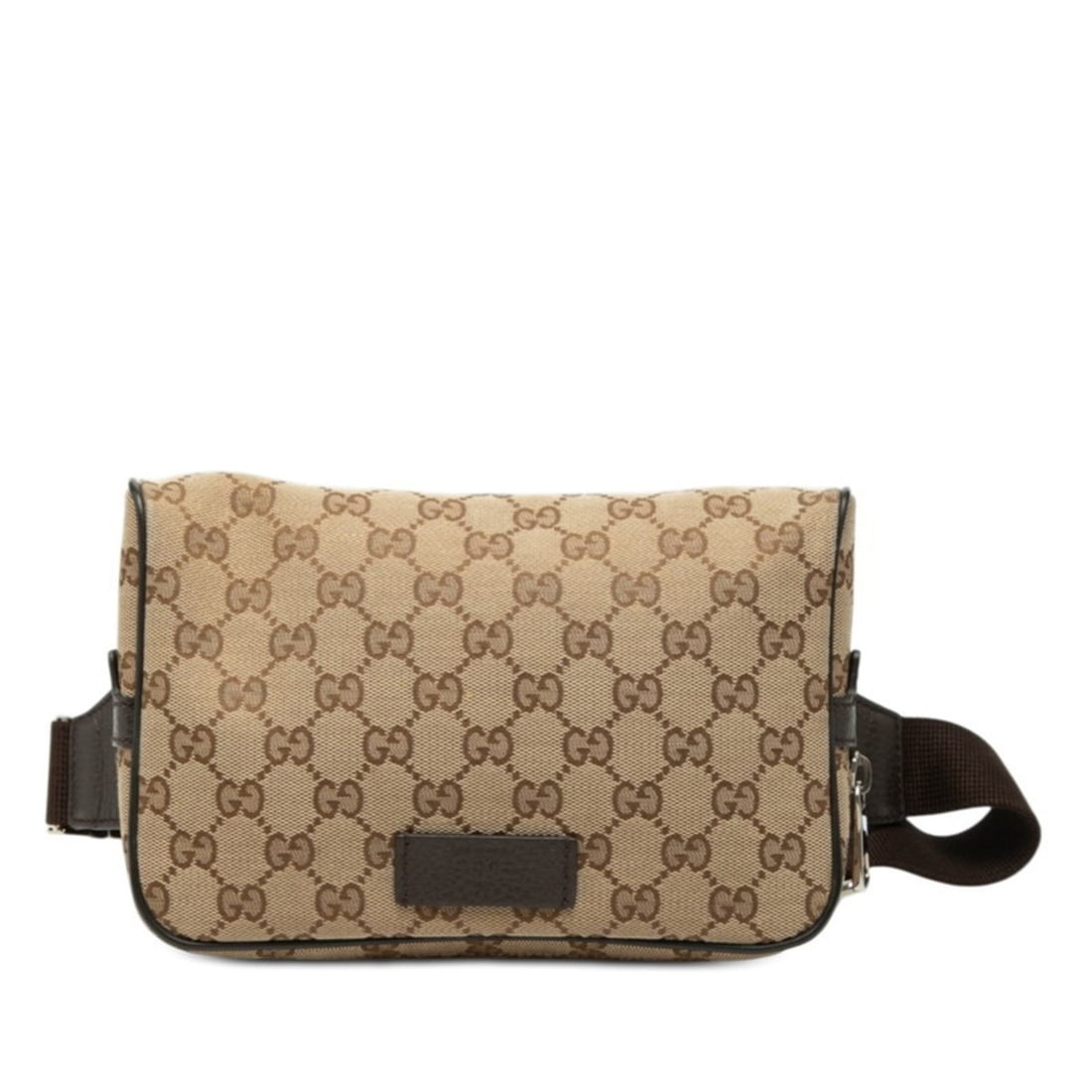 Gucci GG Canvas Body Bag Waist 449174 Brown Leather Women's GUCCI: --- Catalog ---Category: SizeSize (HxWxD): 15cm x 22cm x 4cm / 5.9'' x 8.66'' x 1.57''Strap Length: 112cm / 44.09''Category: DesignType: Sling bagColor: BrownGender: WomenClosure: ZipperMaterial: GG c