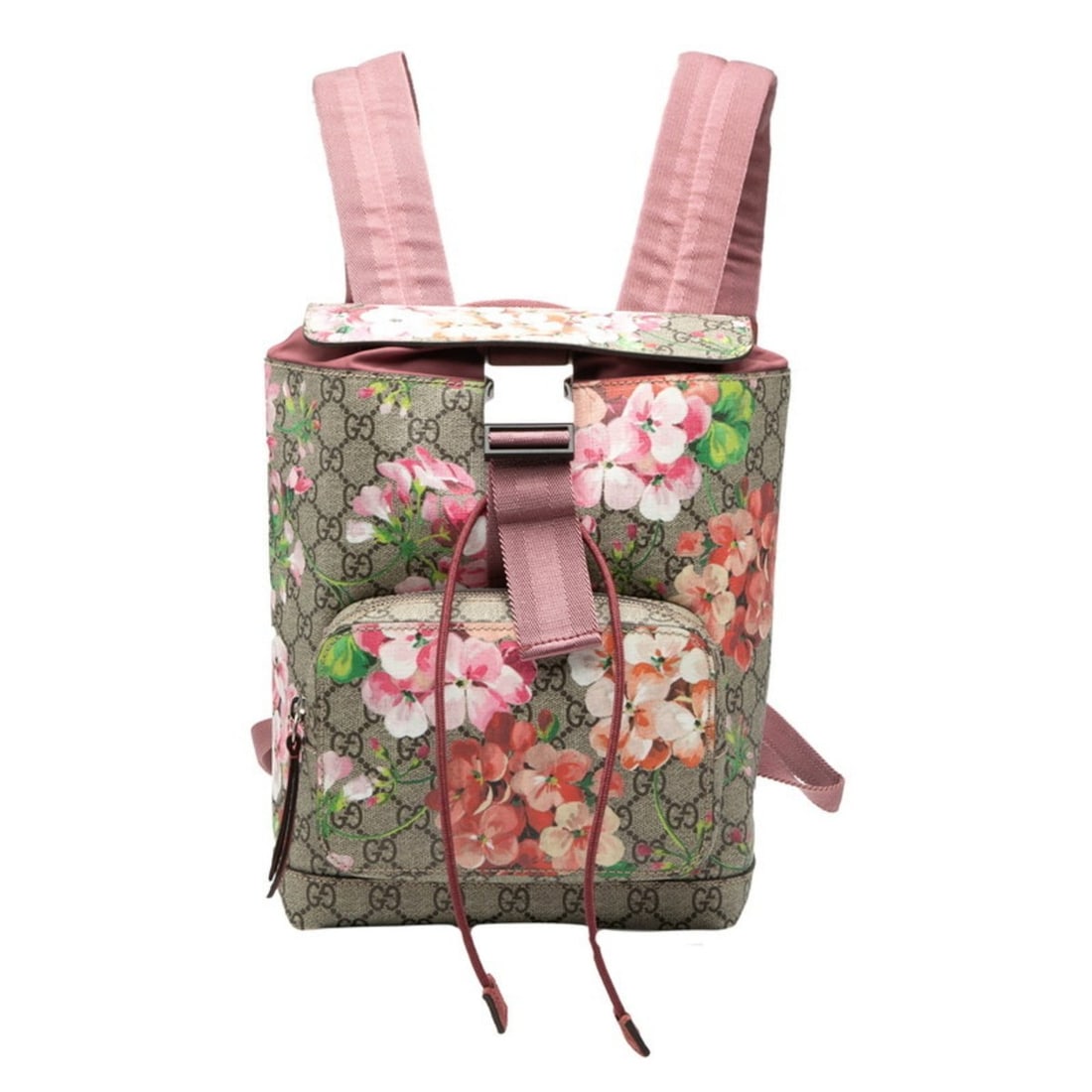 Gucci GG Blooms Backpack 410544 Beige Multicolor Nylon Women's GUCCI: --- Catalog ---Category: SizeHandle Drop: 6.00cm / 2.36''Size (HxWxD): 26cm x 20cm x 10cm / 10.23'' x 7.87'' x 3.93''Strap Length: 82cm / 32.28''Category: DesignType: BackpackColor: Beige, Multi-color