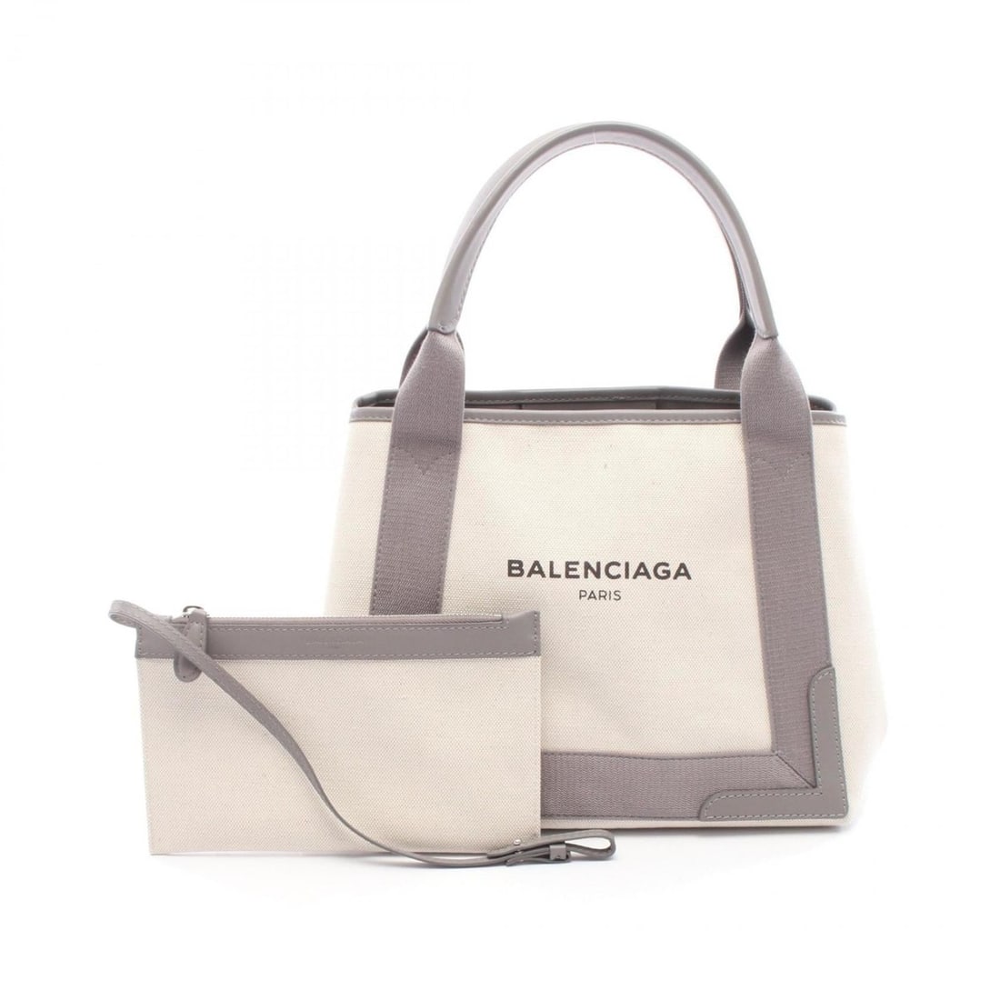 Balenciaga NAVY CABAS S Navy Cabas Tote Bag Handbag Canvas Leather Women's Ivory/Gray 339933 2HH3N: --- Catalog ---Category: SizeSize (HxWxD): 22cm x 30cm x 18cm / 8.66'' x 11.81'' x 7.08''Category: DesignType: Handbag, Tote bagColor: Gray, IvoryGender: WomenMaterial: Canvas , Leather Category: Gene