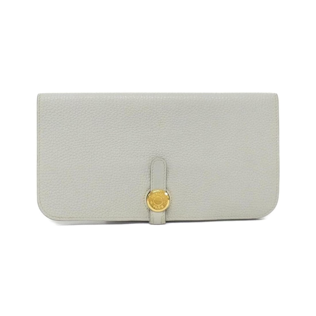 Hermes Dogon Long 061200CC Wallet: --- Catalog ---Category: SizeSize (HxWxD): 10.5cm x 20.5cm x 1cm / 4.13'' x 8.07'' x 0.39''Category: DesignType: Long wallet (bi-fold)Color: BeigeGender: Men,WomenMaterial: Togo leather Category: Gene