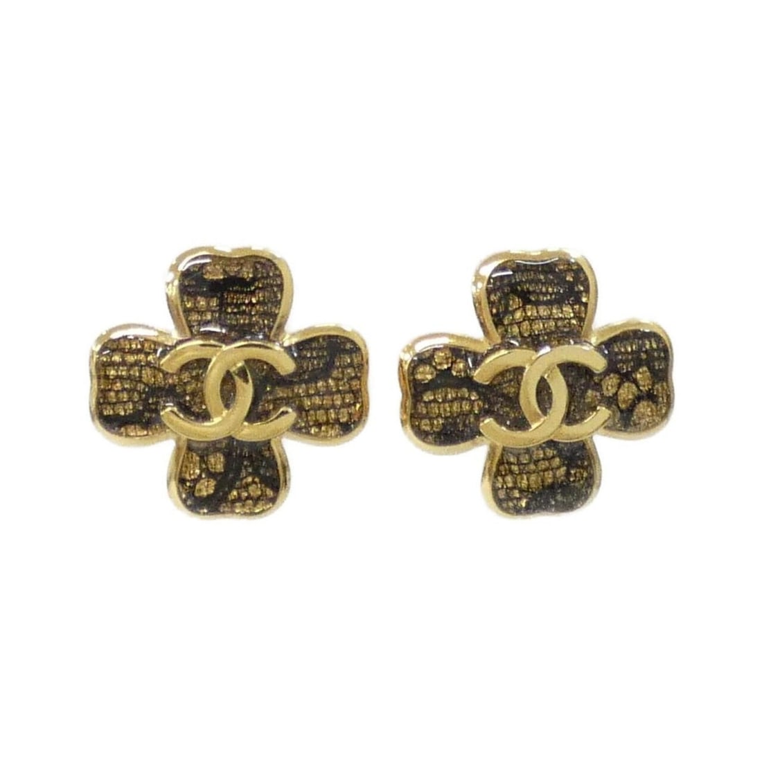 Chanel ABE707 Earrings: --- Catalog ---Category: SizeSize (HxWxD): 25.00mm x 25.00mm / 0.98'' x 0.98''Category: DesignType: Stud earringsColor: Black, GoldGender: WomenCategory: GeneralMPN: ABE707Brand: Chanel--- Item List -