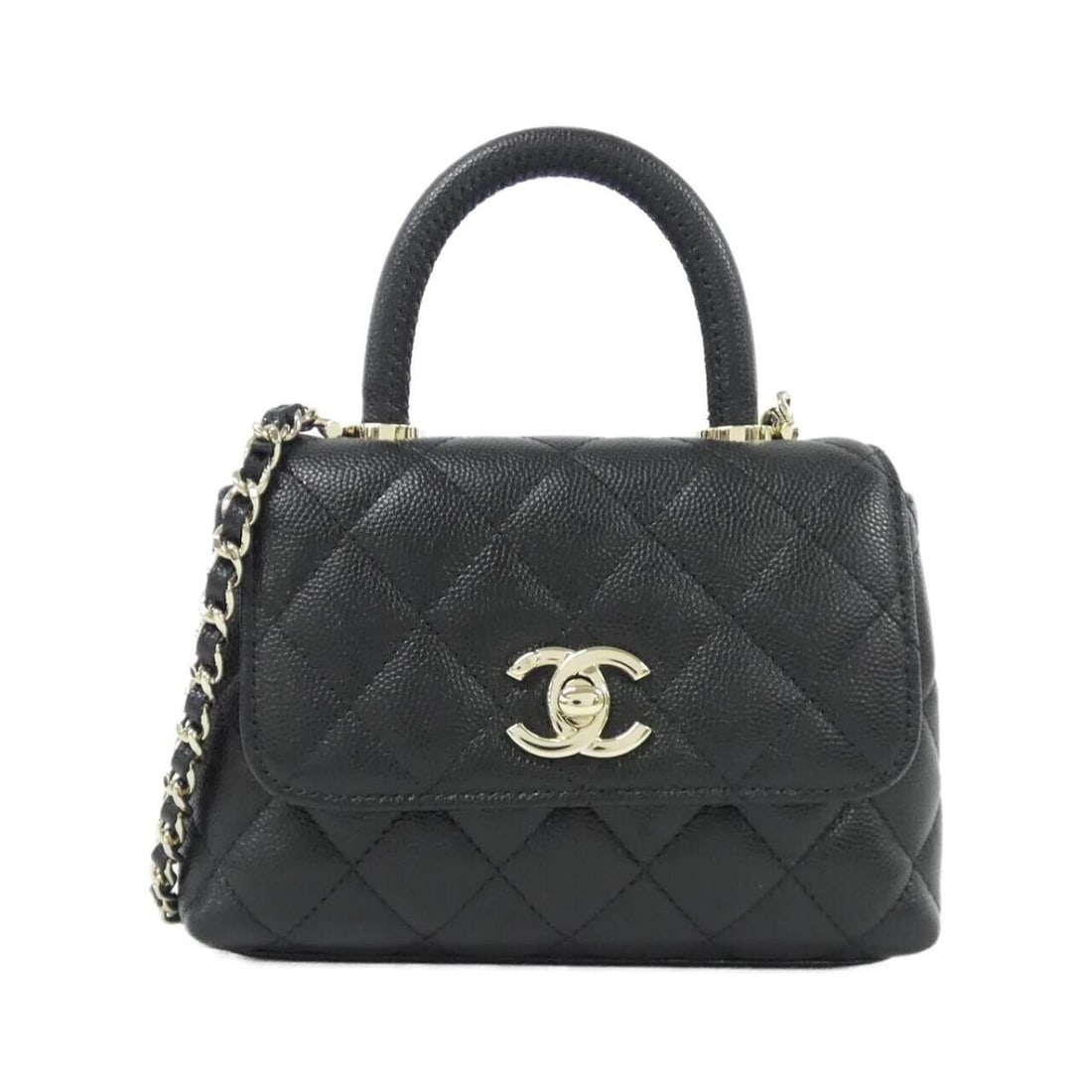 Chanel AP4244: --- Catalog ---Category: SizeSize (HxWxD): 12cm x 16cm x 5cm / 4.72'' x 6.29'' x 1.96''Category: DesignType: Shoulder bagColor: BlackGender: WomenMaterial: Grained Calfskin Hardware Color: