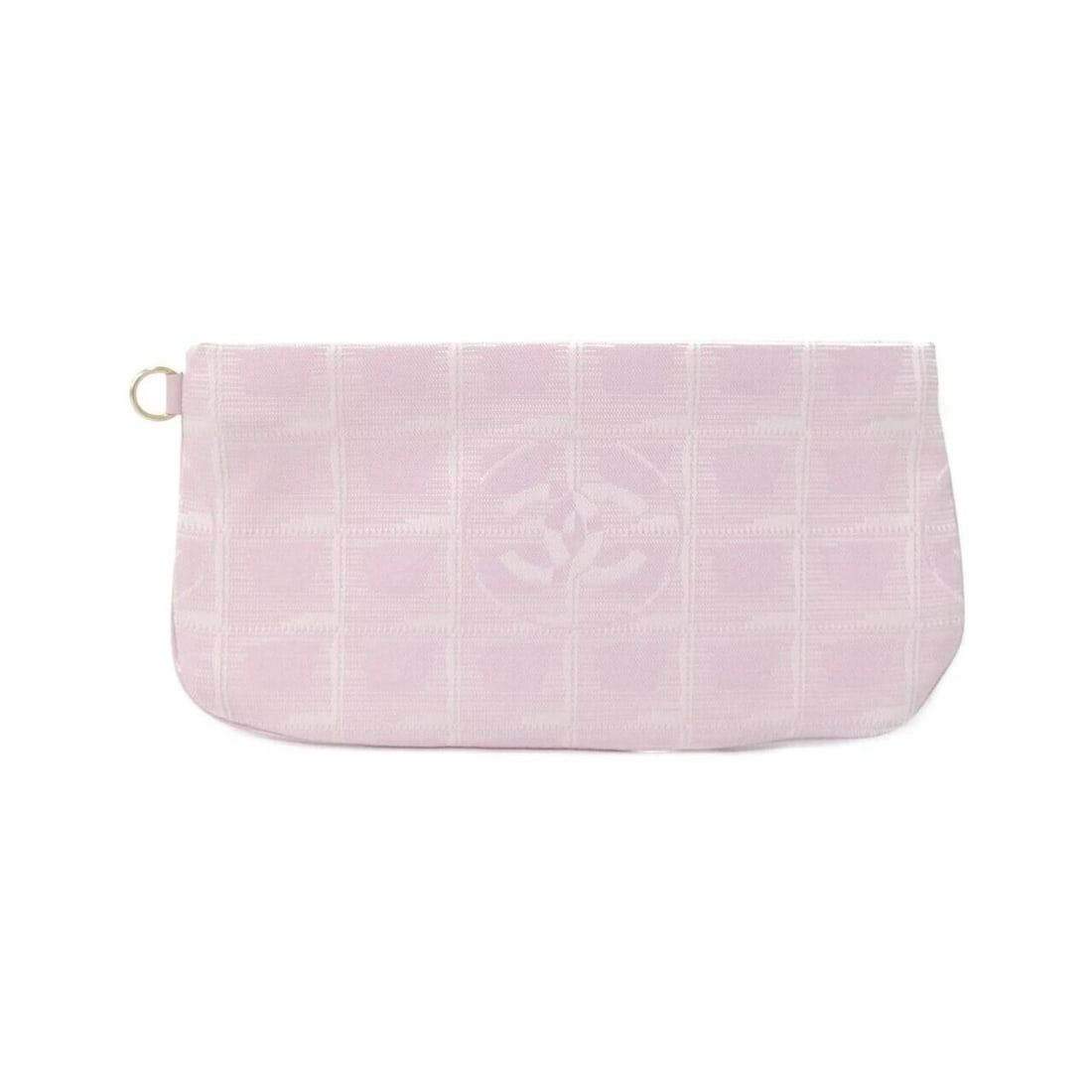 Chanel Travel Line 20532 Handbag Pouch: --- Catalog ---Category: SizeSize (HxWxD): 11cm x 20cm x 1cm / 4.33'' x 7.87'' x 0.39''Category: DesignType: PouchColor: PinkGender: WomenMaterial: Nylon Hardware Color: Matte goldCategory: GeneralLin