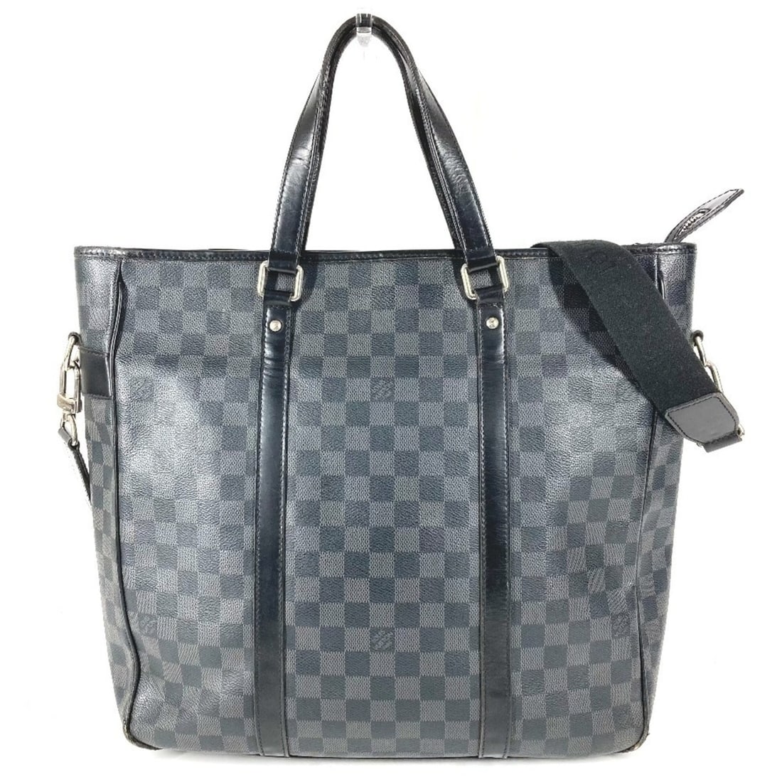 LOUIS VUITTON N51192 Damier Graphite Tadao Tote Bag, Vertical, Crossbody, 2-Way Shoulder Canvas,: --- Catalog ---Category: SizeSize (HxWxD): 35cm x 37cm x 10.5cm / 13.77'' x 14.56'' x 4.13''Category: DesignType: Shoulder bag, Tote bagColor: BlackStyle: CasualGender: Men,Women,UnisexMaterial: Damie