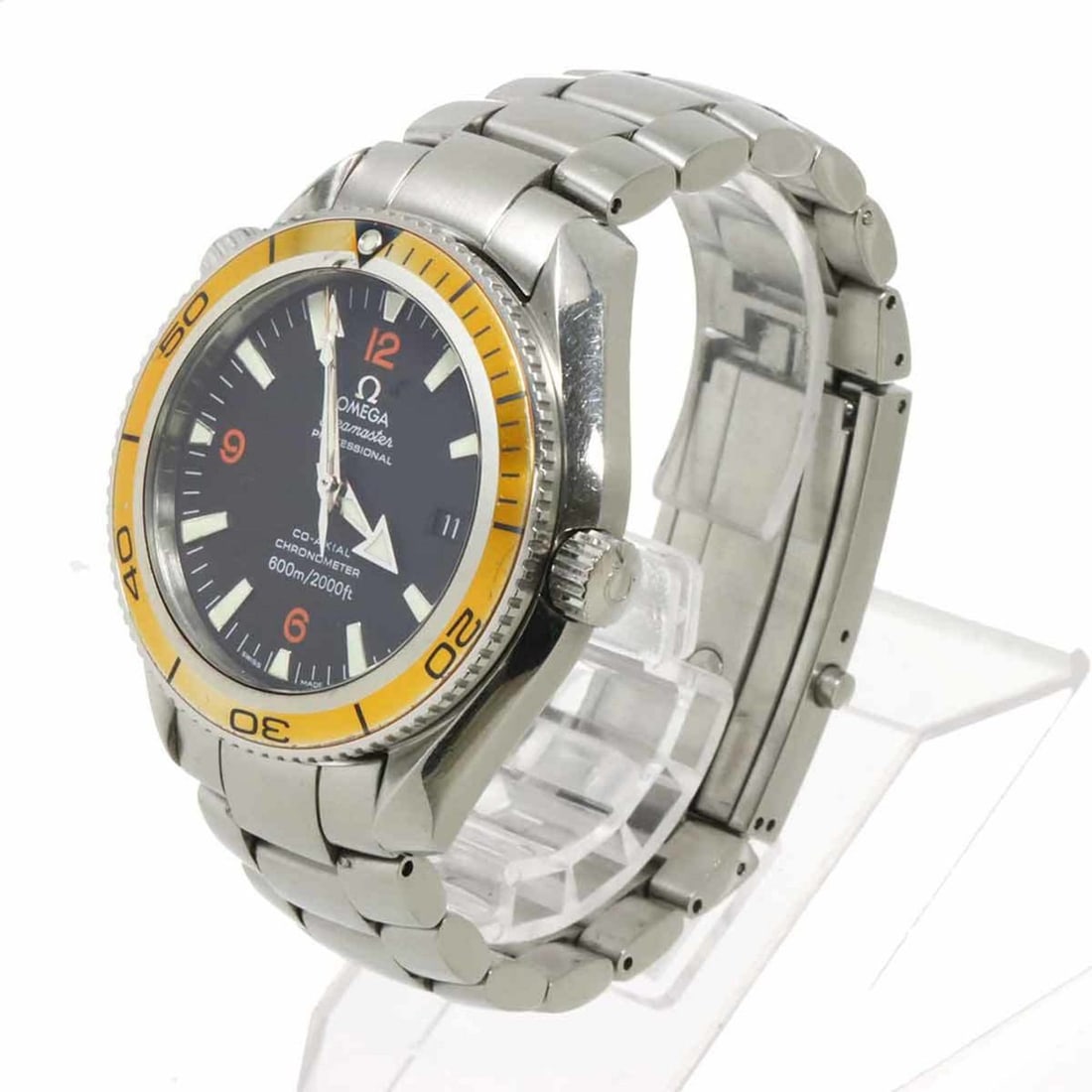 Omega Seamaster Planet Ocean Co-Axial Chronometer 2209 50 Men's Watch, Date, Black, Automatic: --- Catalog ---Category: SizeWrist Size: 16cm / 6.29''Case Diameter: 42mm / 1.65''Category: DesignType: WristwatchGender: MenColor (Dial): BlackMaterial (Band): Stainless steelMaterial (Case): Stainle