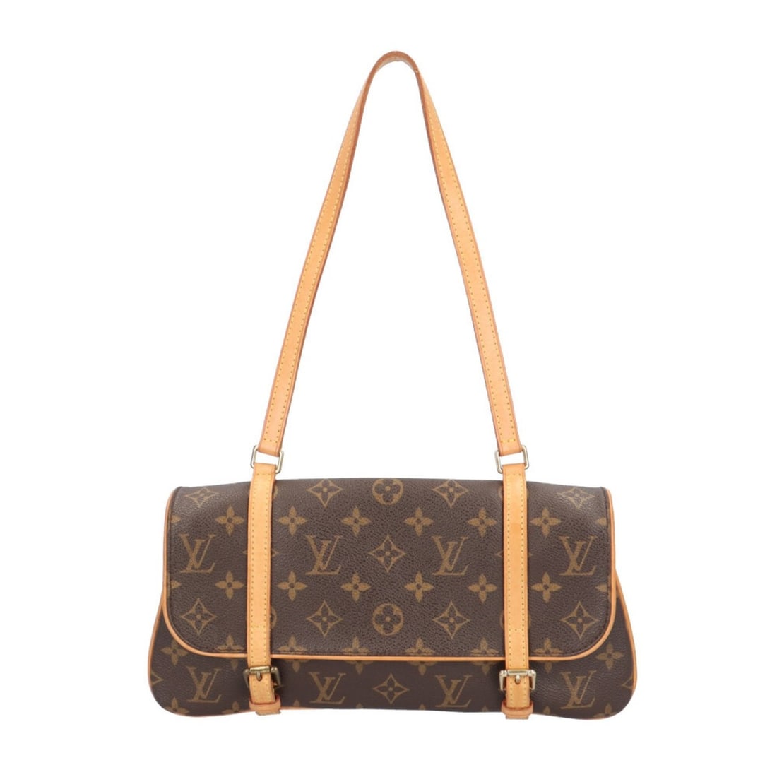 Louis Vuitton Marelle Monogram Shoulder Bag, Canvas M51157, Brown, Women's, LOUIS VUITTON, Used: --- Catalog ---Category: SizeSize (HxWxD): 15cm x 31cm x 3.5cm / 5.9'' x 12.2'' x 1.37''Category: DesignType: Shoulder bagColor: BrownGender: WomenMaterial: Monogram , Canvas Category: GeneralMPN: M51