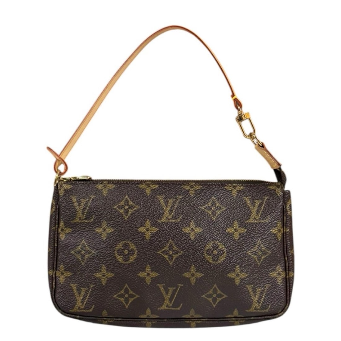Louis Vuitton Pochette Accessoires Monogram Handbag, Canvas M51980, Brown, Women's, LOUIS VUITTON,: --- Catalog ---Category: SizeSize (HxWxD): 13cm x 22cm x 3cm / 5.11'' x 8.66'' x 1.18''Category: DesignType: HandbagColor: BrownGender: WomenMaterial: Monogram , Canvas Category: GeneralMPN: M51980Bra