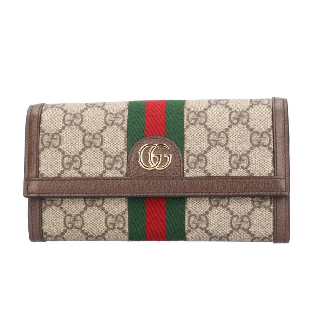 Gucci Ophidia Long Wallet, GG Supreme Canvas 735430, Women's, Pre-owned. (1 of 8)