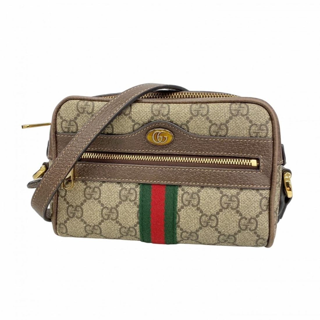 Gucci GG Supreme Sherry Line Shoulder Bag 517350 Beige Brown Women's P2569159: --- Catalog ---Category: SizeSize (HxWxD): 12cm x 17.5cm x 5cm / 4.72'' x 6.88'' x 1.96''Category: DesignType: Shoulder bagColor: Beige, BrownGender: WomenMaterial: PVC Hardware Color: GoldCategory: G