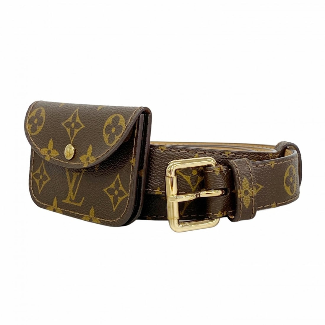 Louis Vuitton Monogram Ceinture Pochette Solo Waist Bag M6948V Brown (Men's/Women's) P2544548: --- Catalog ---Category: SizeSize (HxWxD): 7.5cm x 11cm x 1.5cm / 2.95'' x 4.33'' x 0.59''Category: DesignType: Fanny packColor: BrownGender: Men,WomenCategory: GeneralMPN: M6948VBrand: Louis Vuitton-