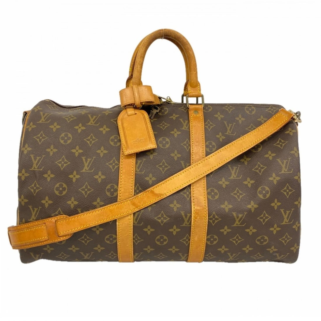 Louis Vuitton Bags - Boston Monogram Keepall Bandoulière 45 M41418 Brown Men's & Women's: --- Catalog ---Category: SizeSize (HxWxD): 27cm x 45cm x 20cm / 10.62'' x 17.71'' x 7.87''Category: DesignType: Boston bagColor: BrownGender: Men,WomenCategory: GeneralMPN: M41418Brand: Louis Vuitton-