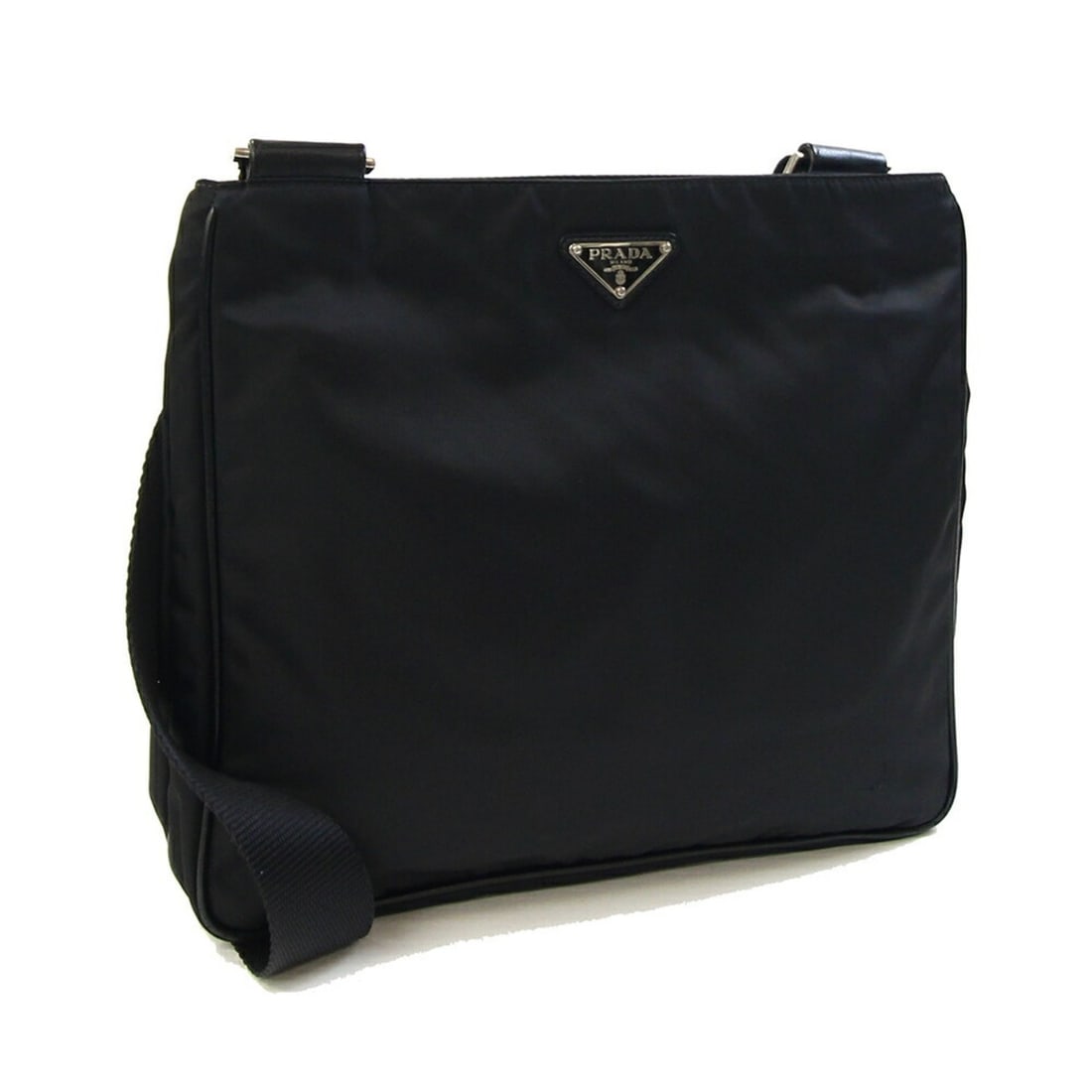 Prada Shoulder Bag VA0251 Black Nylon Leather Crossbody Women's PRADA (1 of 9)