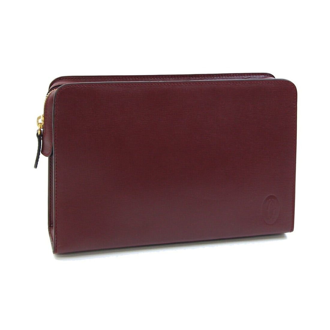 Cartier Second Bag Must Bordeaux Leather Clutch Old Men's: --- Catalog ---Category: SizeSize (HxWxD): 16cm x 24cm x 6cm / 6.29'' x 9.44'' x 2.36''Category: DesignType: Clutch bagColor: BordeauxGender: MenMaterial: Leather Category: GeneralLine: MustBrand: Car