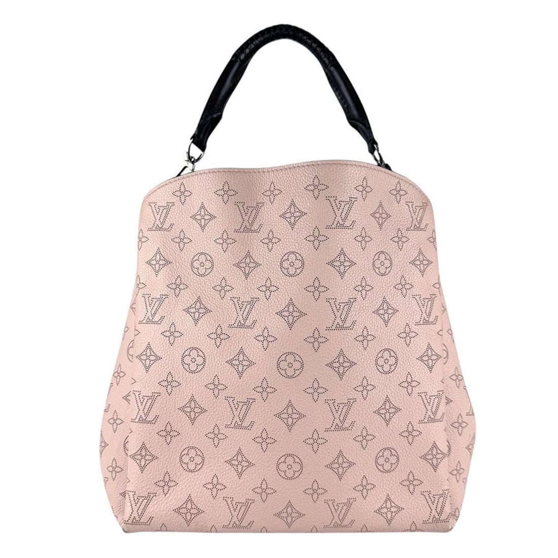 Louis Vuitton LOUIS VUITTON Handbag Shoulder Bag Monogram Mahina Babylon PM Pink Beige Silver: --- Catalog ---Category: SizeSize (HxWxD): 29cm x 26cm x 16cm / 11.41'' x 10.23'' x 6.29''Category: DesignType: Handbag, Shoulder bagColor: Pink beigeGender: WomenMaterial: Mahina leather Category: Ge