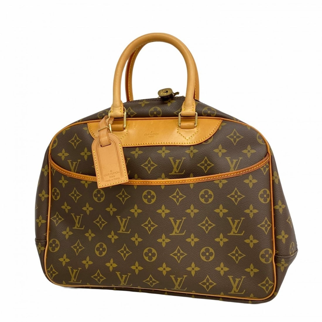 Louis Vuitton Monogram Deauville Handbag M47270 Brown Women's: --- Catalog ---Category: SizeSize (HxWxD): 26cm x 34cm x 13cm / 10.23'' x 13.38'' x 5.11''Category: DesignType: HandbagColor: BrownGender: WomenCategory: GeneralMPN: M47270Brand: Louis Vuitton--- Item