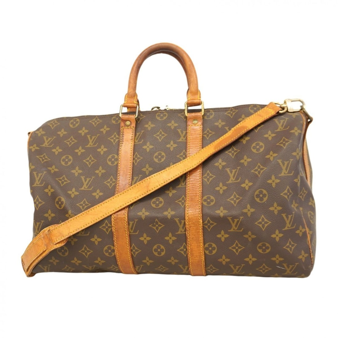 Louis Vuitton Bags - Boston Monogram Keepall Bandoulière 45 M41418 Brown Men's & Women's: --- Catalog ---Category: SizeSize (HxWxD): 27cm x 46cm x 20cm / 10.62'' x 18.11'' x 7.87''Category: DesignType: Boston bagColor: BrownGender: Men,WomenCategory: GeneralMPN: M41418Brand: Louis Vuitton-