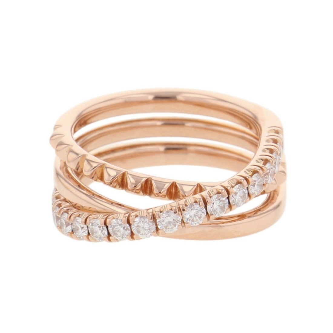 Cartier Etincelle de Semi-Pavé Setting Diamond Ring, 81 Diamonds, Total 0.63ct, 18K Pink Gold, Size: --- Catalog ---Category: SizeJP Size: 12US Size: 6.5Category: DesignColor: PinkGender: WomenMaterial: Pink gold (18K)Category: GeneralMPN: B4230252/B4230200Brand: Cartier--- Item List ---Section: Cond