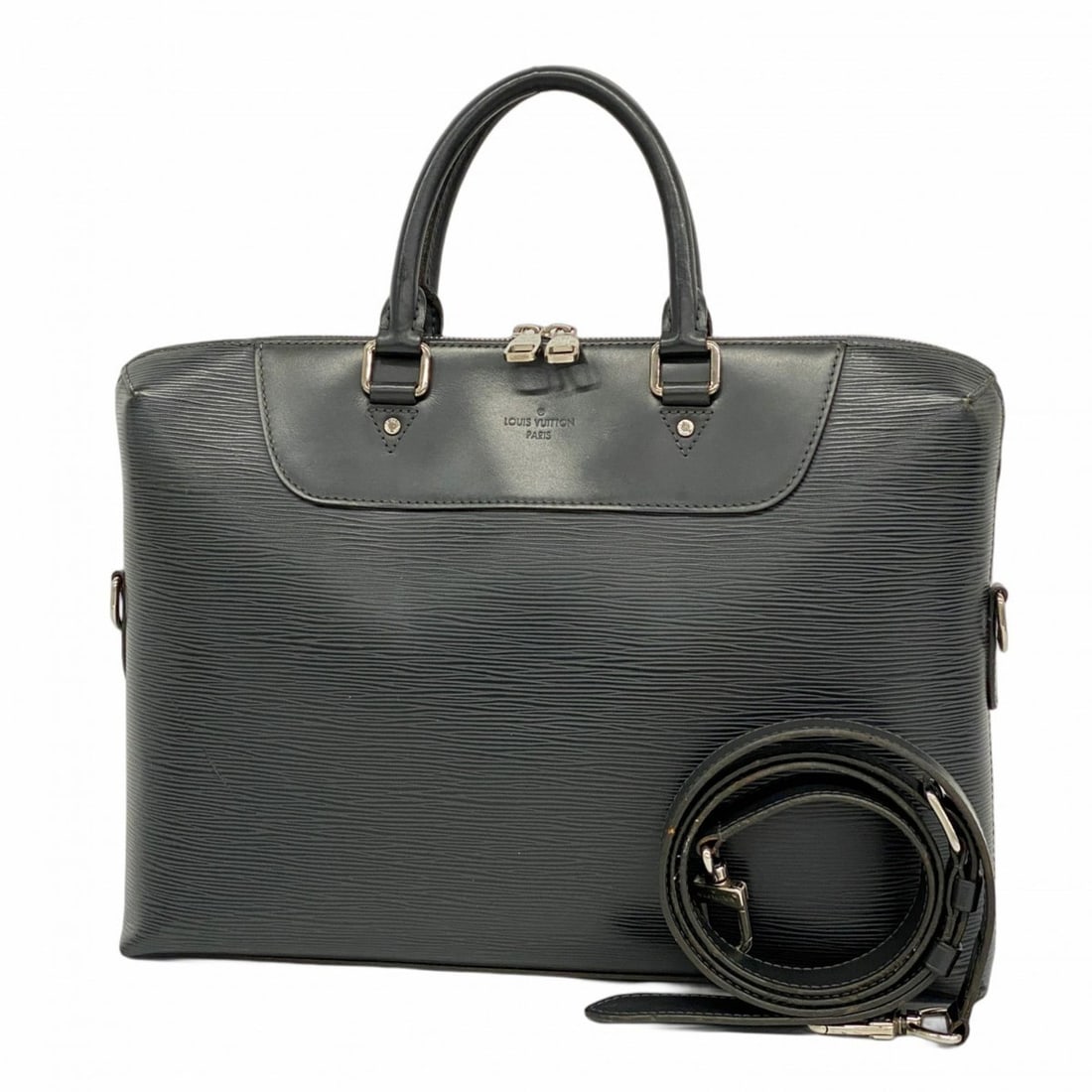 Louis Vuitton Epi Leather Portedocument Jour M51177 Blue Marine 2-way bag for men: --- Catalog ---Category: SizeSize (HxWxD): 29.5cm x 37cm x 7cm / 11.61'' x 14.56'' x 2.75''Category: DesignType: BriefcaseColor: Navy BlueGender: MenCategory: GeneralMPN: M51177Brand: Louis Vuitton---