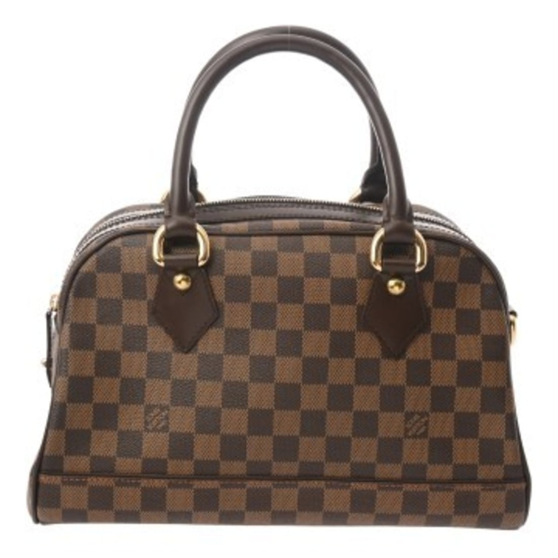 LOUIS VUITTON Louis Vuitton Damier Duomo Brown N60008 Women's Canvas Handbag A Rank Used Ginzo: --- Catalog ---Category: SizeSize (HxWxD): 19cm x 31cm x 16cm / 7.48'' x 12.2'' x 6.29''Category: DesignType: HandbagColor: BrownGender: WomenMaterial: Damier Canvas Hardware Color: GoldCategory: Gene