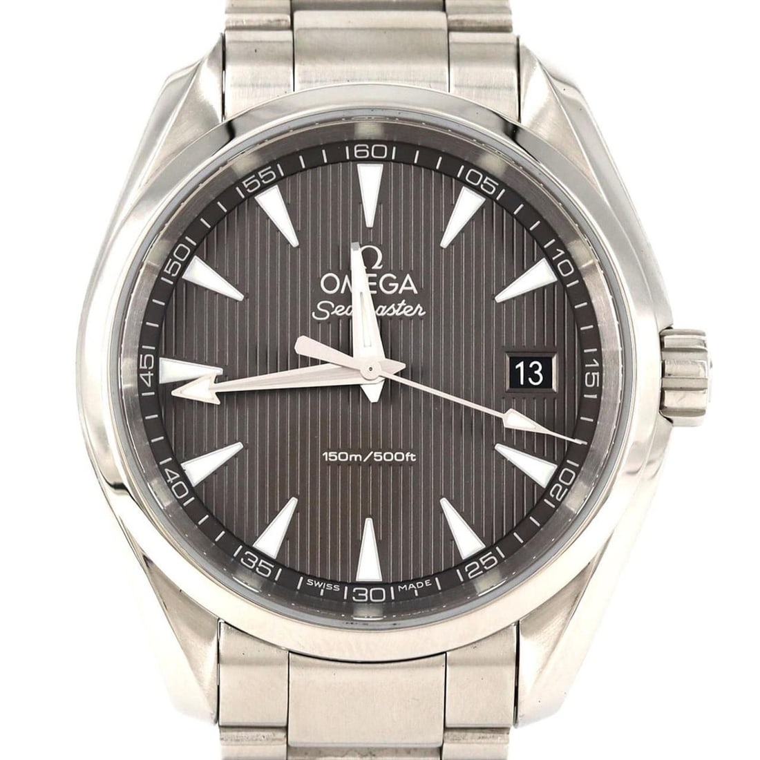 Omega Seamaster Aqua Terra 231.10.39.60.06.001 Stainless Steel Quartz Watch: --- Catalog ---Category: SizeWrist Size: 19.5cm / 7.67''Case Diameter: 39mm / 1.54''Category: DesignType: WristwatchGender: MenColor (Dial): GrayMaterial (Band): Stainless steelMaterial (Case): Stainl