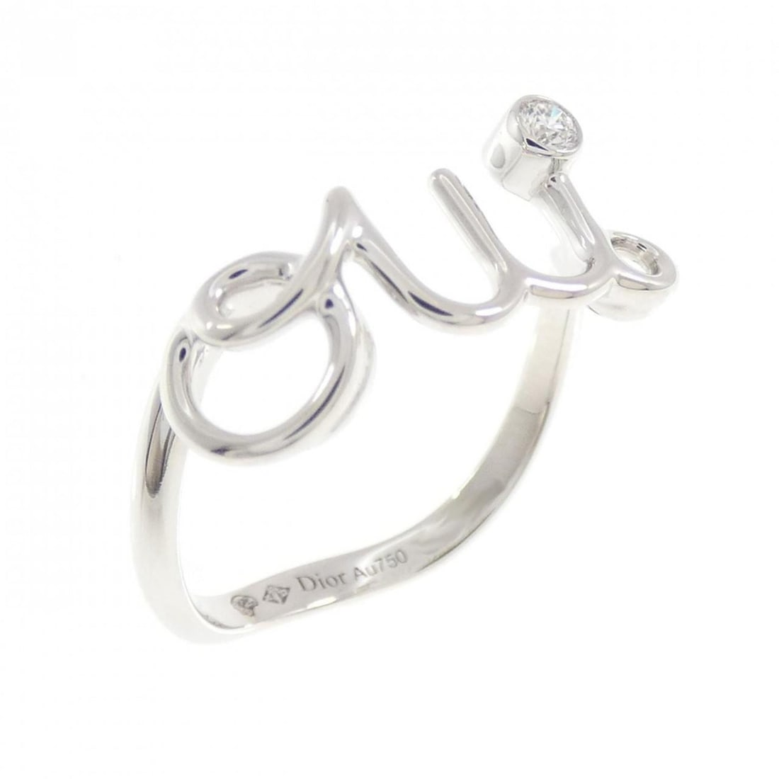 Christian Dior Amour Ring: --- Catalog ---Category: SizeUS Size: 4.5Brand Size: 48Category: DesignType: Band ringStone: DiamondGender: WomenMaterial: White gold (18K)Category: GeneralMPN: JOUI95002Brand: Christian Dior--- Item