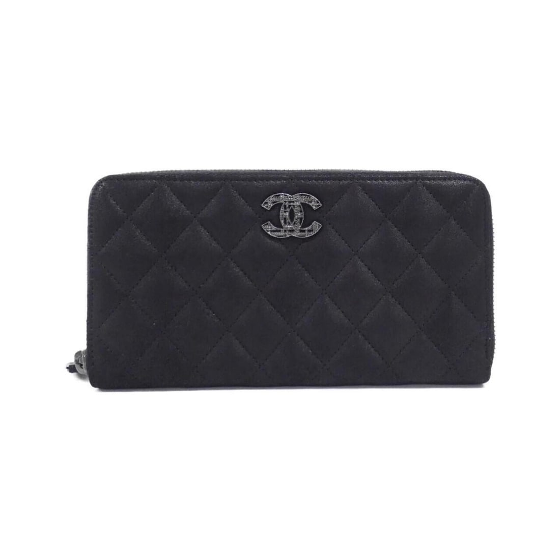Chanel Chain Me Line 80003 Wallet: --- Catalog ---Category: SizeSize (HxWxD): 10cm x 19.5cm x 2cm / 3.93'' x 7.67'' x 0.78''Category: DesignType: Long wallet (bi-fold)Color: BlackGender: WomenMaterial: Leather Leather/Fur Type: Goatski