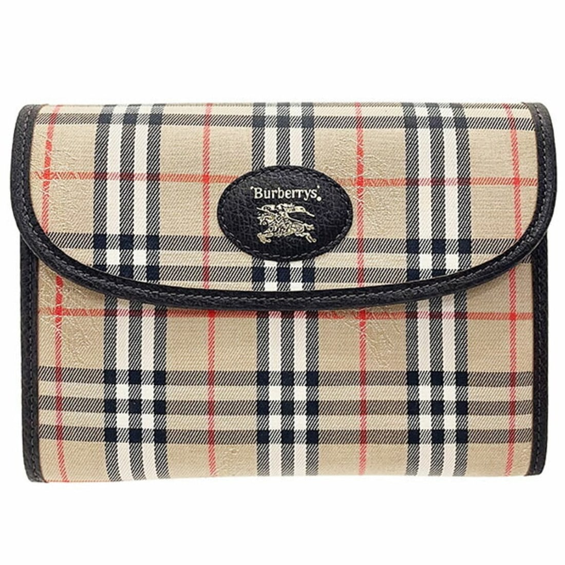 Burberry Pouch, Check Multi-Pouch, Canvas and Leather, Beige Dark Brown, BURBERRY Burberrys,: --- Catalog ---Category: SizeSize (HxWxD): 12.5cm x 17cm x 22cm / 4.92'' x 6.69'' x 8.66''Category: DesignType: PouchColor: Beige, Dark brownGender: Women,MenMaterial: Canvas , Leather Category: Gener