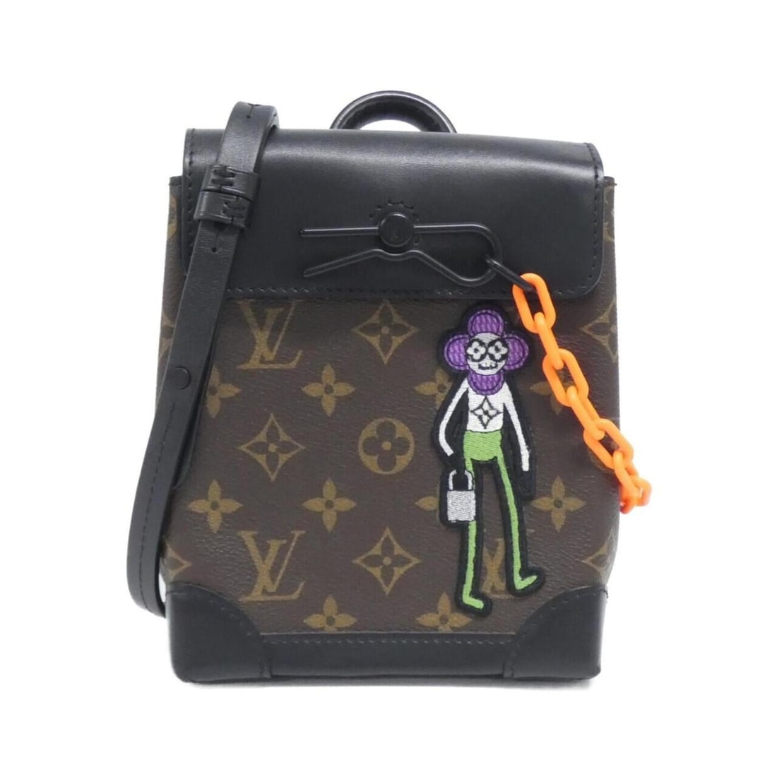 Louis Vuitton Monogram (LV Friends) Steamer XS M80327 Shoulder Bag: --- Catalog ---Category: SizeSize (HxWxD): 19cm x 15cm x 8cm / 7.48'' x 5.9'' x 3.14''Category: DesignType: Shoulder bagColor: MarronGender: Women,MenMaterial: Coated canvas Category: GeneralMPN: M803