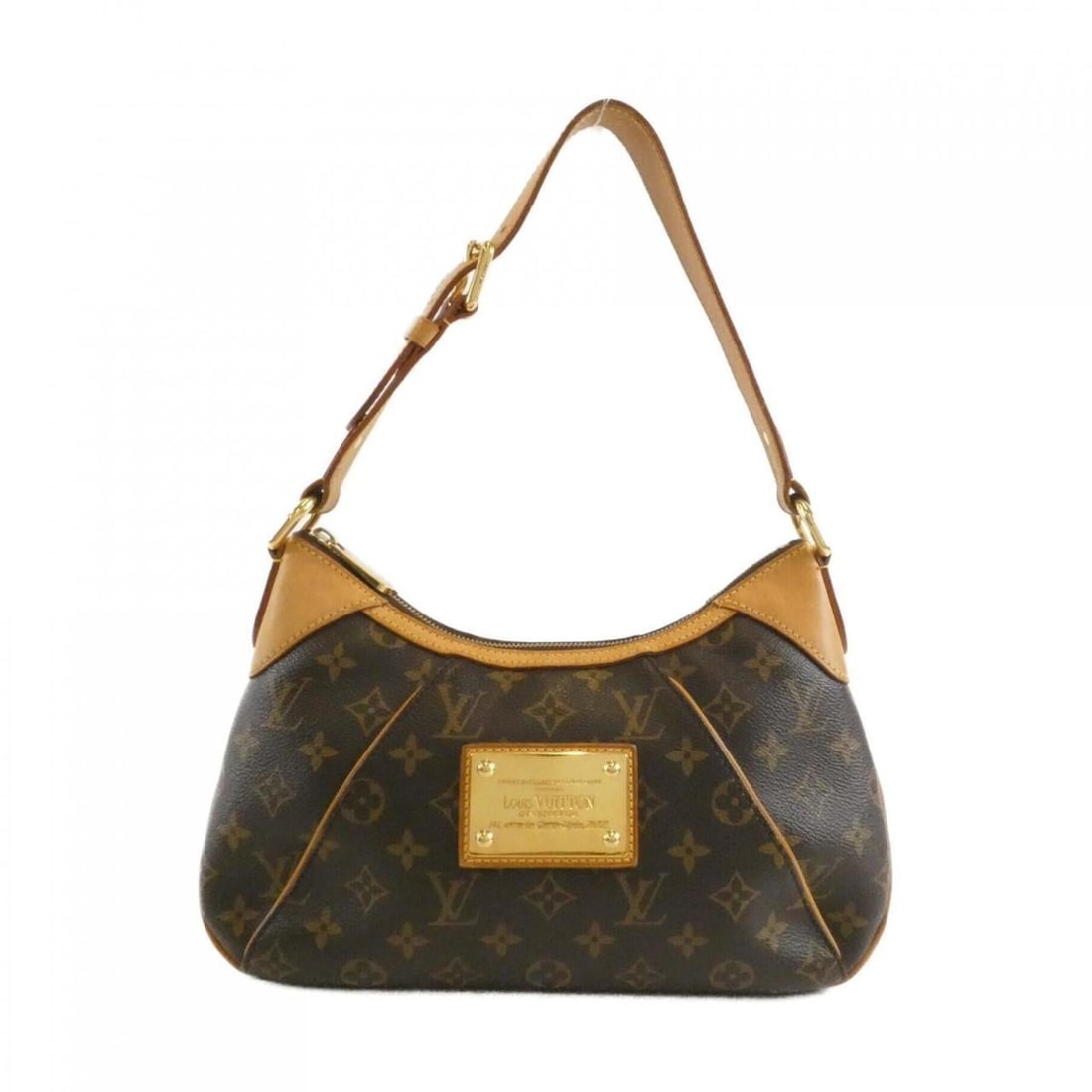 Louis Vuitton Monogram Thames PM M56384 Shoulder Bag: --- Catalog ---Category: SizeSize (HxWxD): 18cm x 33cm x 6cm / 7.08'' x 12.99'' x 2.36''Category: DesignType: Shoulder bagColor: MarronGender: Men,WomenMaterial: Coated canvas Hardware Color: GoldCate