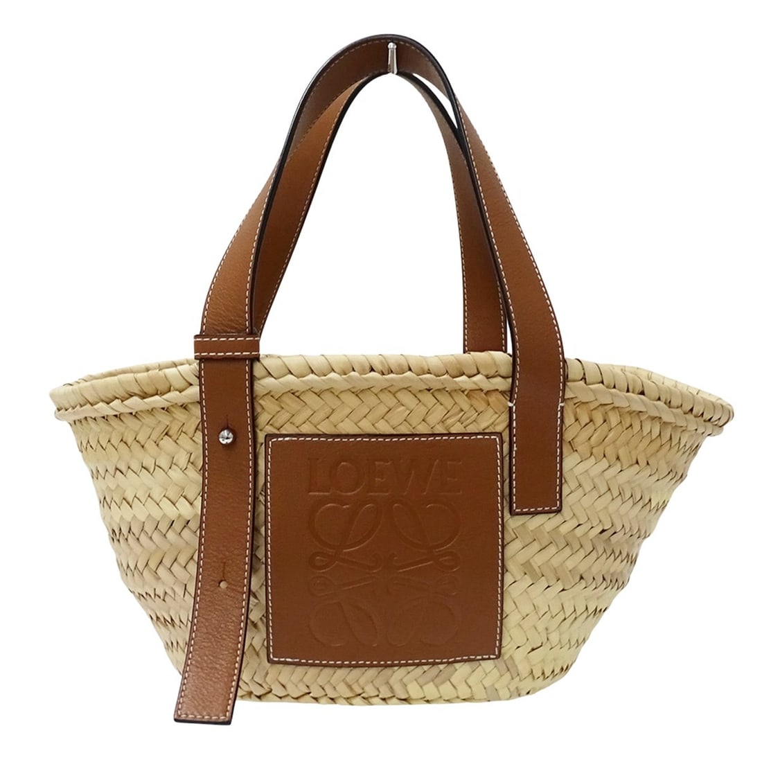 Loewe handbag for women, brand name, tote bag, handbag, basket small, tan, natural, beige, brown,: --- Catalog ---Category: SizeSize (HxWxD): 17cm x 34cm x 13cm / 6.69'' x 13.38'' x 5.11''Category: DesignType: Basket, Handbag, Tote bagColor: Beige, BrownGender: WomenMaterial: Leather Leather/Fur Ty