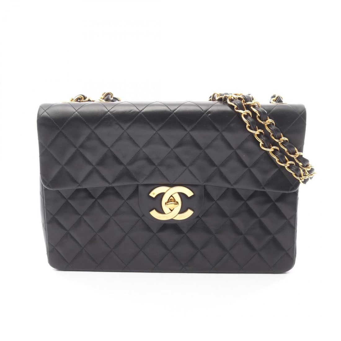 Chanel CHANEL Large Matelassé 34 Shoulder Bag Handbag Lambskin (Sheepskin) Women's Black: --- Catalog ---Category: SizeSize (HxWxD): 22cm x 34cm x 10cm / 8.66'' x 13.38'' x 3.93''Category: DesignType: Handbag, Shoulder bagColor: BlackGender: WomenMaterial: Leather Leather/Fur Type: Lambski