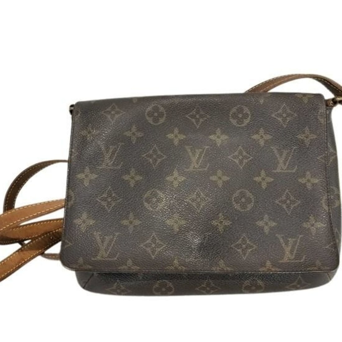 LOUIS VUITTON Louis Vuitton Shoulder Bag Musette Tango M51257 Brown Monogram Canvas Women's Pouch: --- Catalog ---Category: SizeSize (HxWxD): 20cm x 26cm x 6cm / 7.87'' x 10.23'' x 2.36''Category: DesignType: Pochette, Shoulder bagColor: BrownGender: WomenMaterial: Monogram Category: GeneralLine: M
