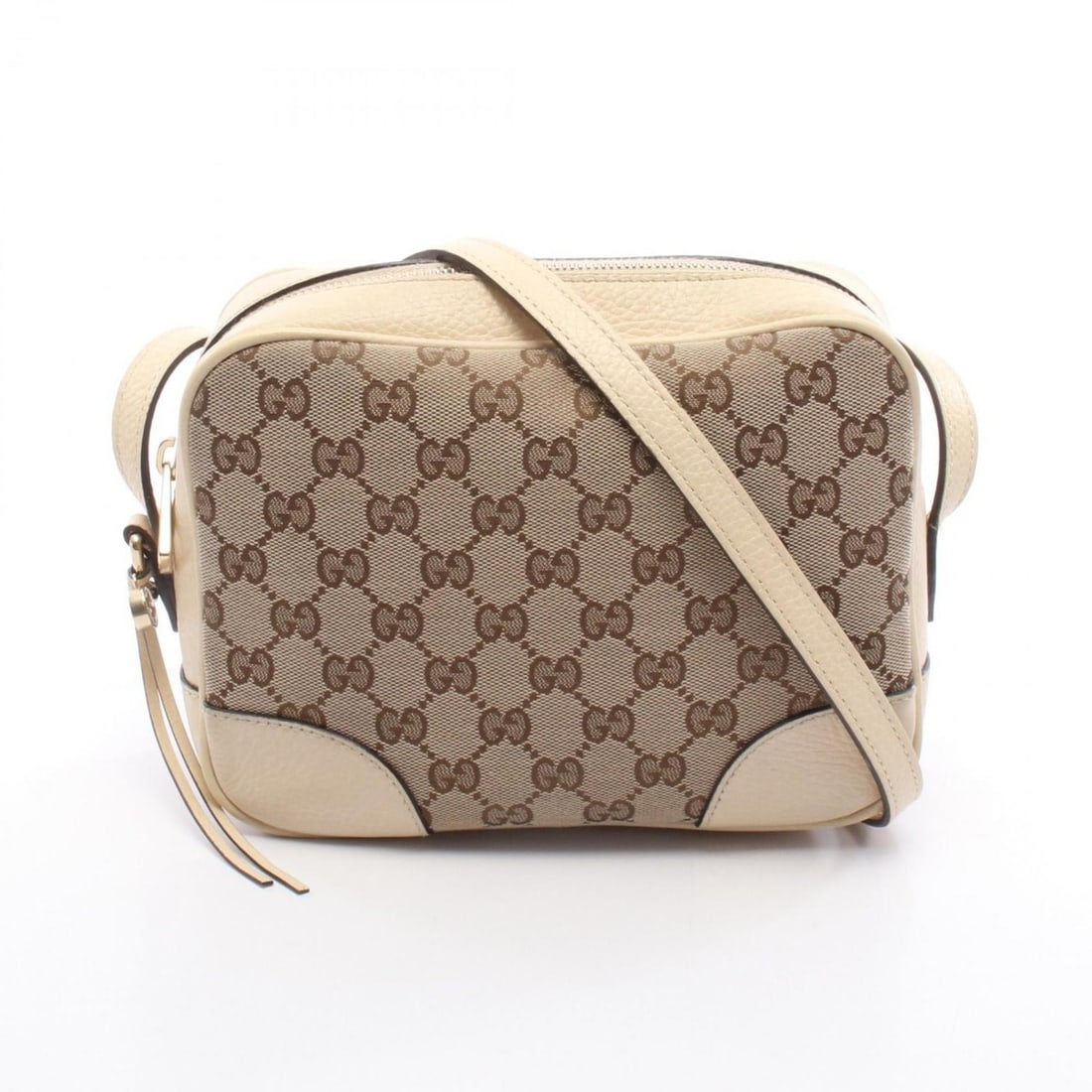 Gucci Bree GG Canvas Shoulder Bag/Handbag, and Leather, Women's, Beige, Brown, Ivory, 449413: --- Catalog ---Category: SizeSize (HxWxD): 17cm x 20cm x 6cm / 6.69'' x 7.87'' x 2.36''Category: DesignType: Handbag, Shoulder bagColor: Beige, Brown, IvoryGender: WomenMaterial: GG canvas , Leather C