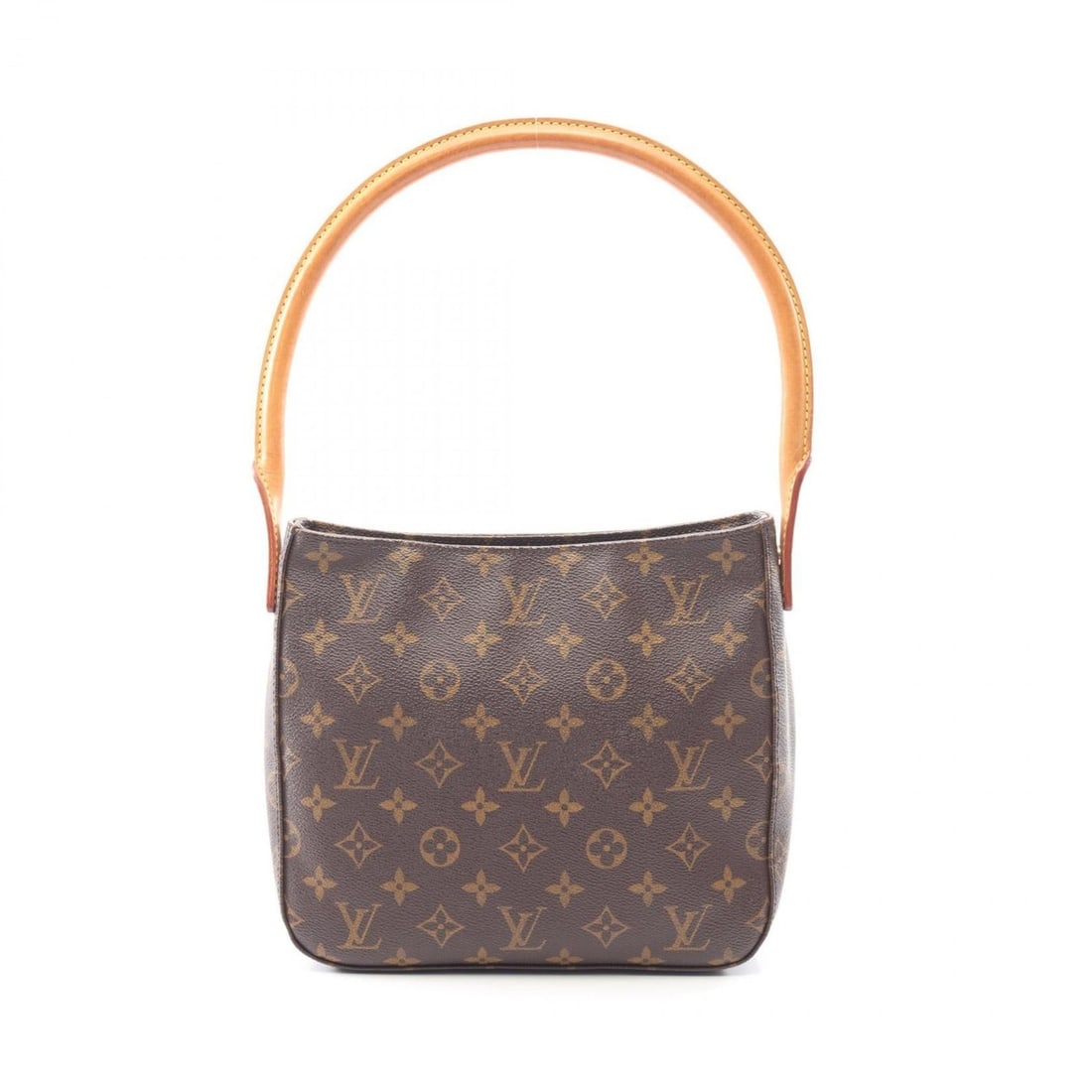 Louis Vuitton Looping MM Shoulder Bag/Handbag, Coated Canvas and Leather, Monogram Pattern, Women's,: --- Catalog ---Category: SizeSize (HxWxD): 21cm x 24cm x 10cm / 8.26'' x 9.44'' x 3.93''Category: DesignType: Handbag, Shoulder bagColor: BrownGender: WomenMaterial: Coated canvas , Leather Category: