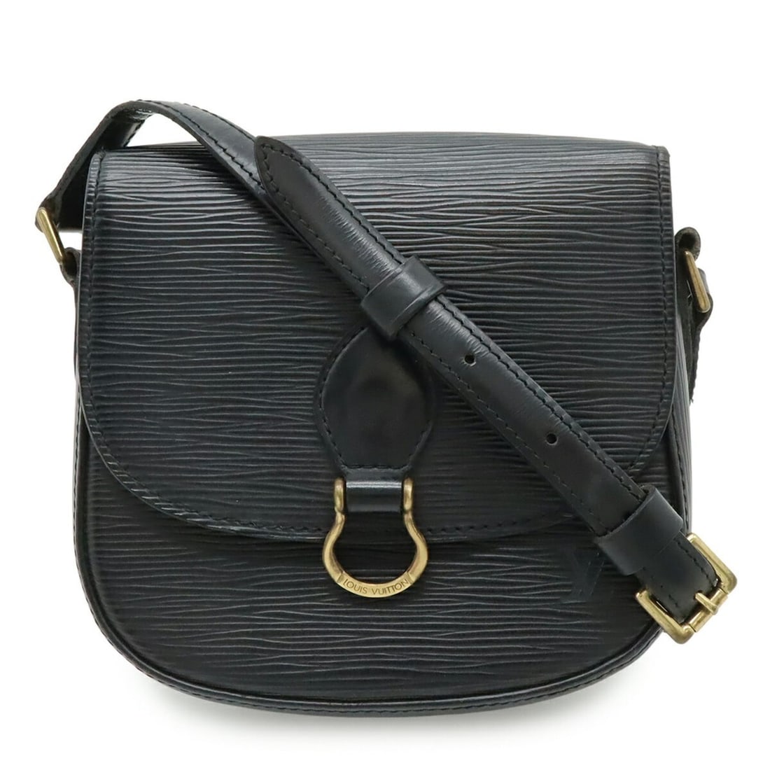 LOUIS VUITTON Louis Vuitton Epi Mini Saint Cloud Shoulder Bag Pochette Leather Noir Black M52212: --- Catalog ---Category: SizeSize (HxWxD): 17.5cm x 18cm x 6cm / 6.88'' x 7.08'' x 2.36''Category: DesignType: Pochette, Shoulder bagColor: Black, Galle, NoirGender: WomenMaterial: Epi leather