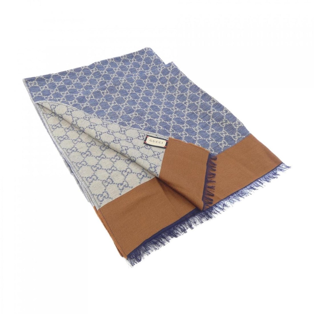 Gucci 660016 4G114 Scarf: --- Catalog ---Category: SizeSize (LxW): 1.98m x 68cm / 77.95'' x 26.77''Category: DesignType: StoleColor: Beige, BlueGender: WomenCategory: GeneralBrand: Gucci--- Item List ---Section: ConditionRanki